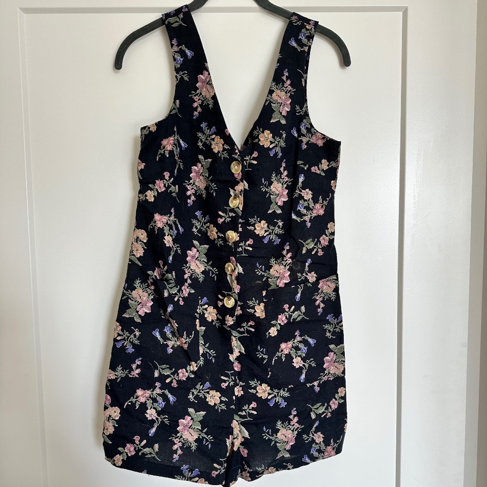 Topshop Floral Romper